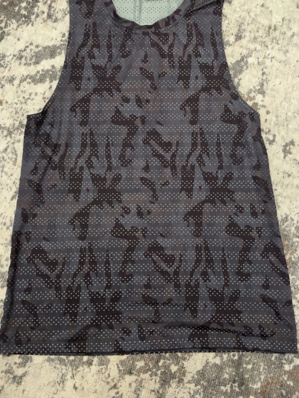 Zyia Active Women's M Black Perforated Mesh Muscle Tank Top